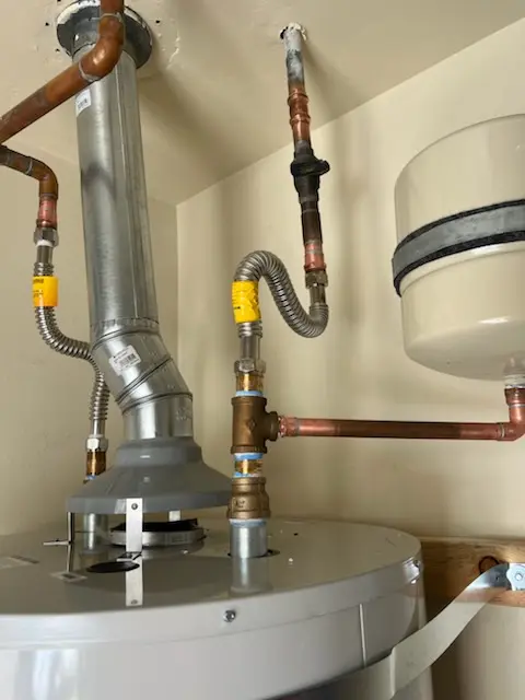 Water heater installation and plumbing repair in Blue Valley Acres